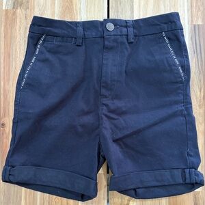 Baker by Ted Baker Black Flat Front Shorts Size 8